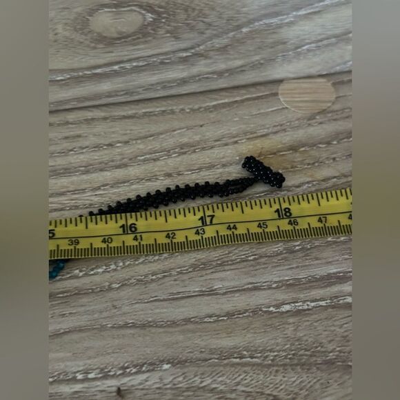 Handmade crystal beaded cocktail necklace - Picture 4 of 5